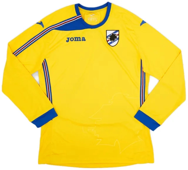 2016-17 Sampdoria Joma Training L/S Shirt - 9/10 - (L)