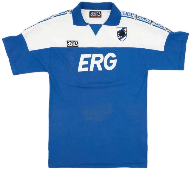 1992-94 Sampdoria Asics Training Shirt - 6/10 - (XL)