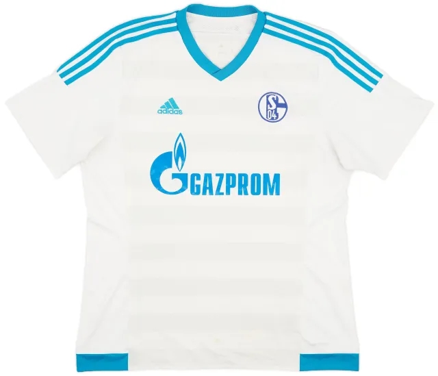 adidas 2015-17 Schalke Away Shirt - 8/10 - (XL)