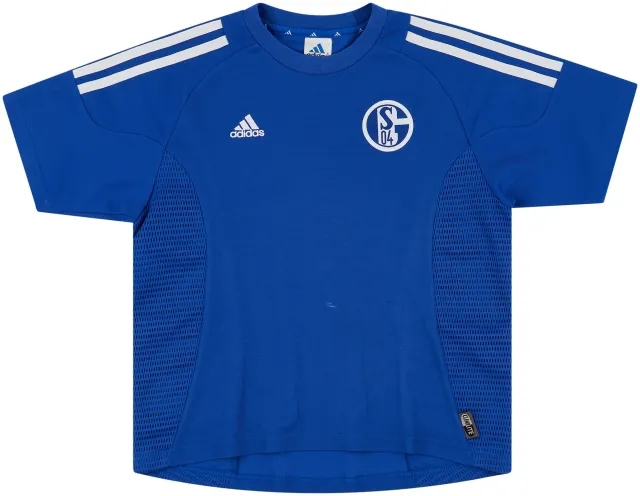 adidas 2002-04 Schalke Home Shirt - 9/10 - (L.Boys)