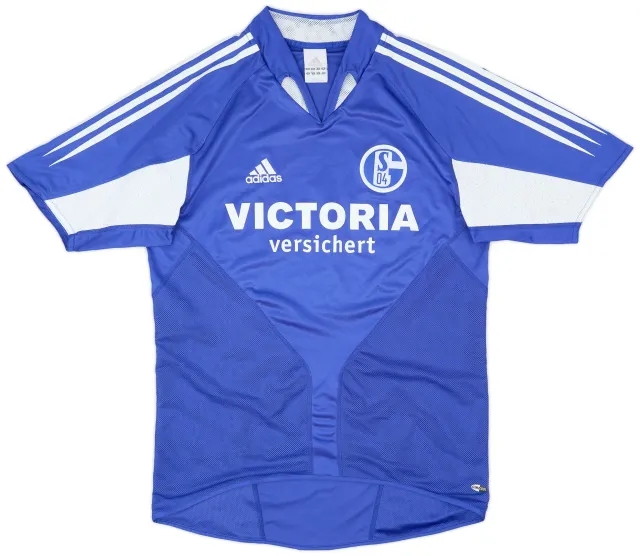 adidas 2004-05 Schalke Home Shirt - 8/10 - (S)