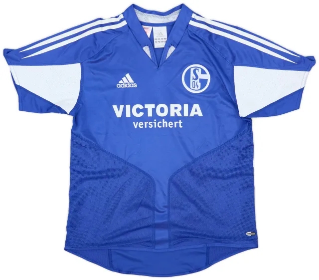 adidas 2004-05 Schalke Home Shirt - 7/10 - (L.Boys)