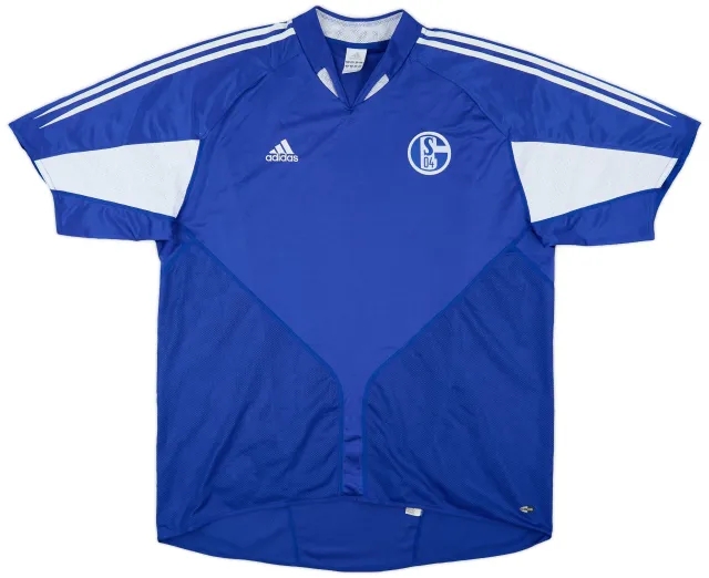 adidas 2004-05 Schalke Home Shirt - 10/10 - (XXL)