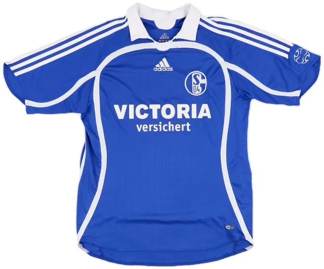 adidas 2006-07 Schalke Home Shirt - 8/10 - (XL.Boys)