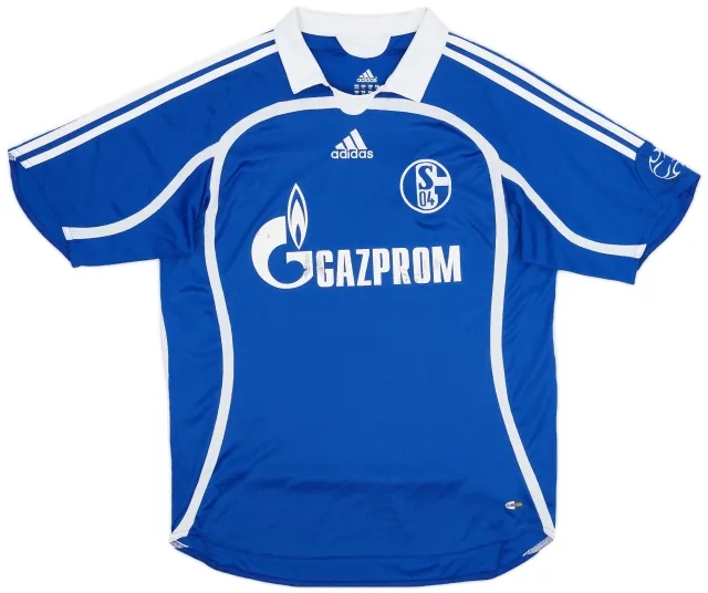 adidas 2007-08 Schalke Home Shirt - 5/10 - (XL.Boys)