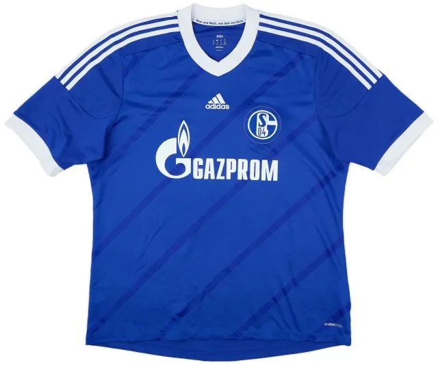 adidas 2012-14 Schalke Home Shirt - 6/10 - (XL)