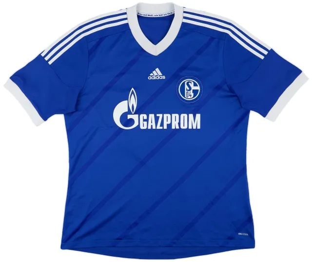 adidas 2012-14 Schalke Home Shirt - 5/10 - (XL)