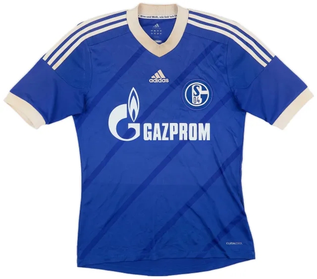 adidas 2012-14 Schalke Home Shirt - 5/10 - (S)