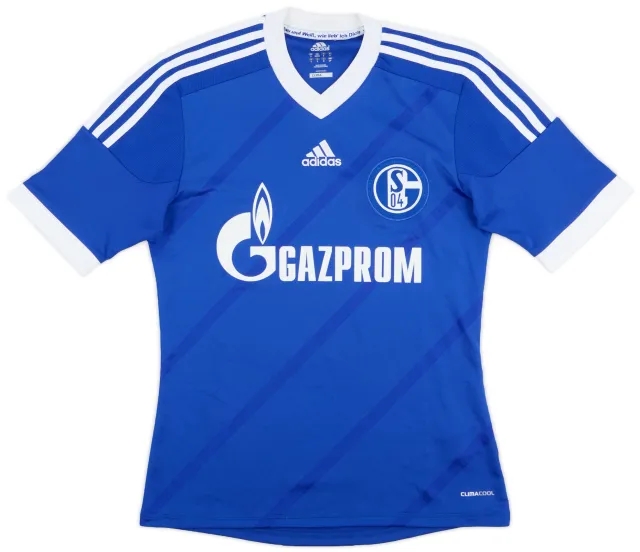 adidas 2012-14 Schalke Home Shirt - 9/10 - (S)