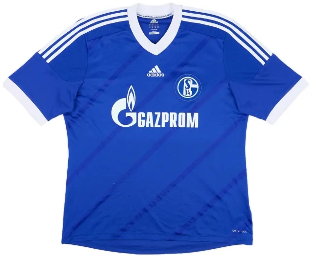 adidas 2012-14 Schalke Home Shirt - 5/10 - (XL)