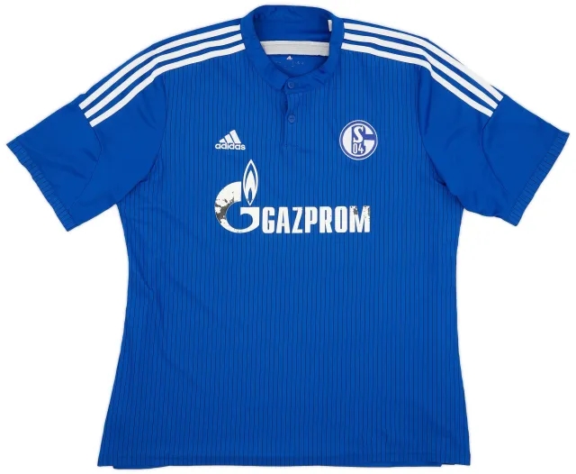 adidas 2014-16 Schalke Home Shirt - 5/10 - (XXL)