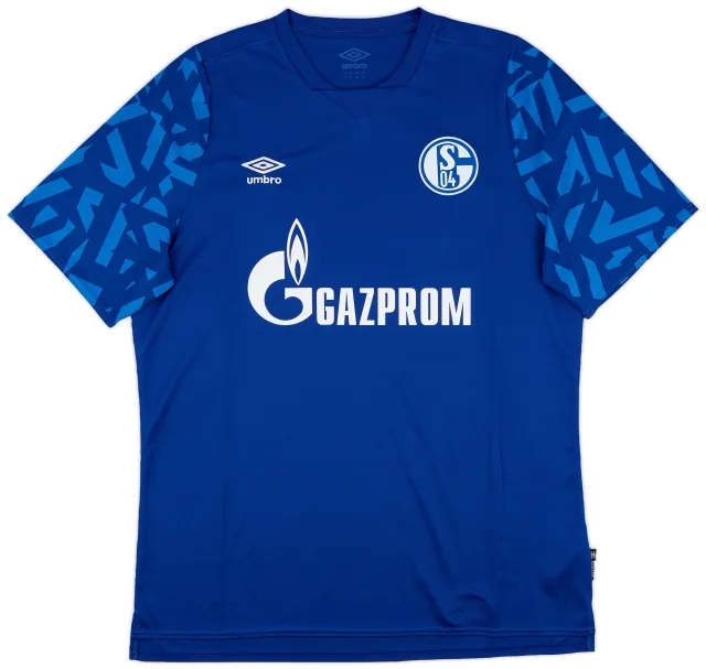 adidas 2019-20 Schalke Home Shirt - 9/10 - (XL)