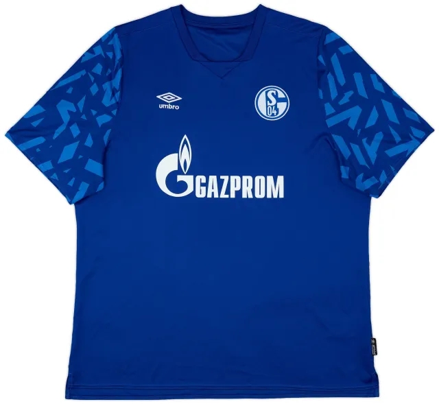 adidas 2019-20 Schalke Home Shirt - 9/10 - (3XL)