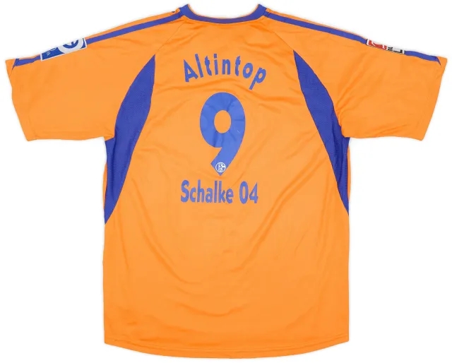 adidas 2003-04 Schalke Third Shirt Altintop #9 - 7/10 - (XL.Boys)