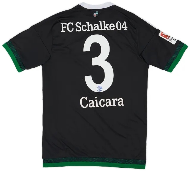 adidas 2015-17 Schalke Third Shirt Caicara #3 - 6/10 - (S)