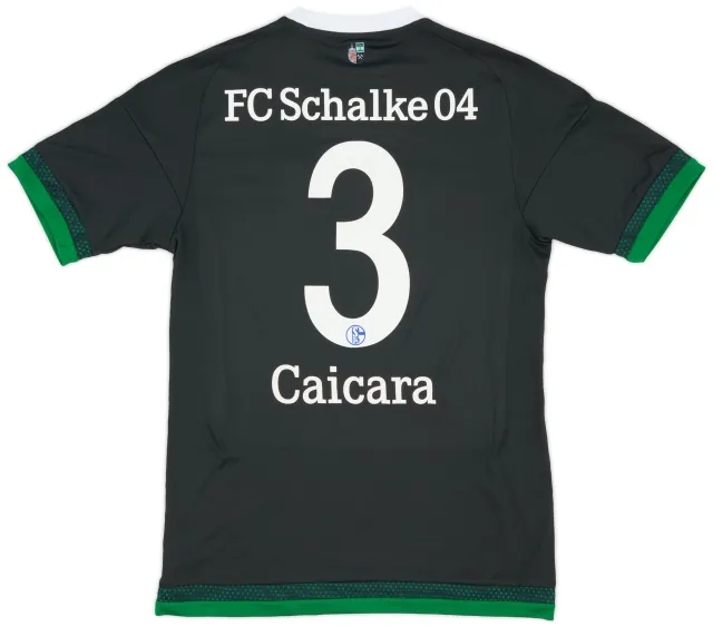 adidas 2015-17 Schalke Third Shirt Caicara #3 - 8/10 - (S)