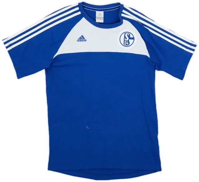 2012-13 Schalke adidas Cotton Training Shirt - 8/10 - (M)