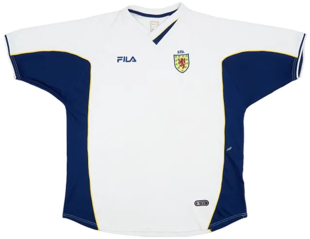 Fila 2000-02 Scotland Away Shirt - 6/10 - (XL)