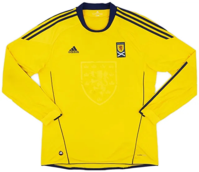 adidas 2010-11 Scotland Away L/S Shirt - 6/10 - (XL)