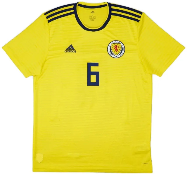 adidas 2017-18 Scotland Away Shirt #6 - 9/10 -  (L)
