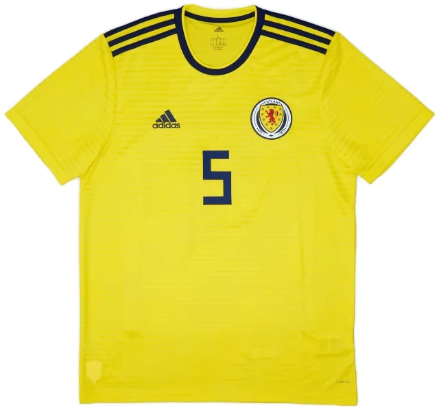 adidas 2017-18 Scotland Away Shirt #5 - 10/10 - (L)