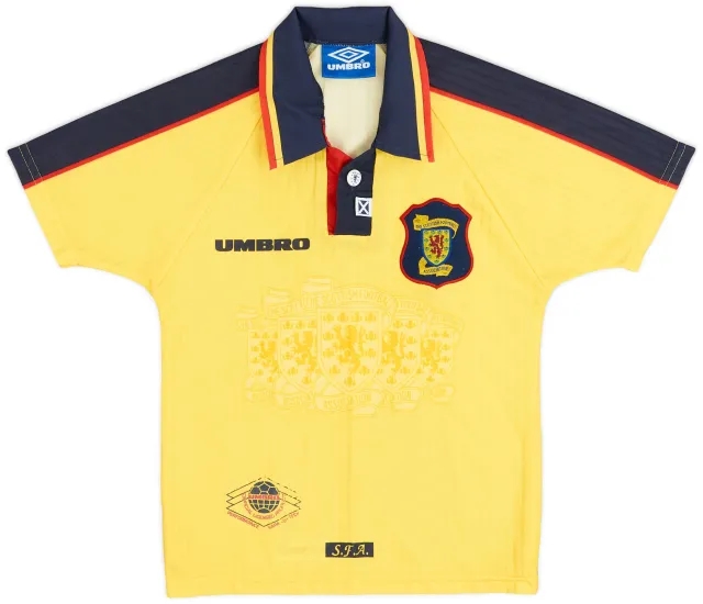 Umbro 1996-99 Scotland Away Shirt - 9/10 - (S.Boys)