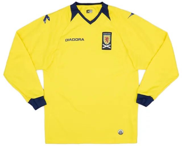 Diadora 2008-09 Scotland GK Shirt - 8/10 - (S)