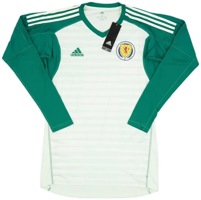 adidas 2018-20 Scotland Authentic GK Shirt (S)