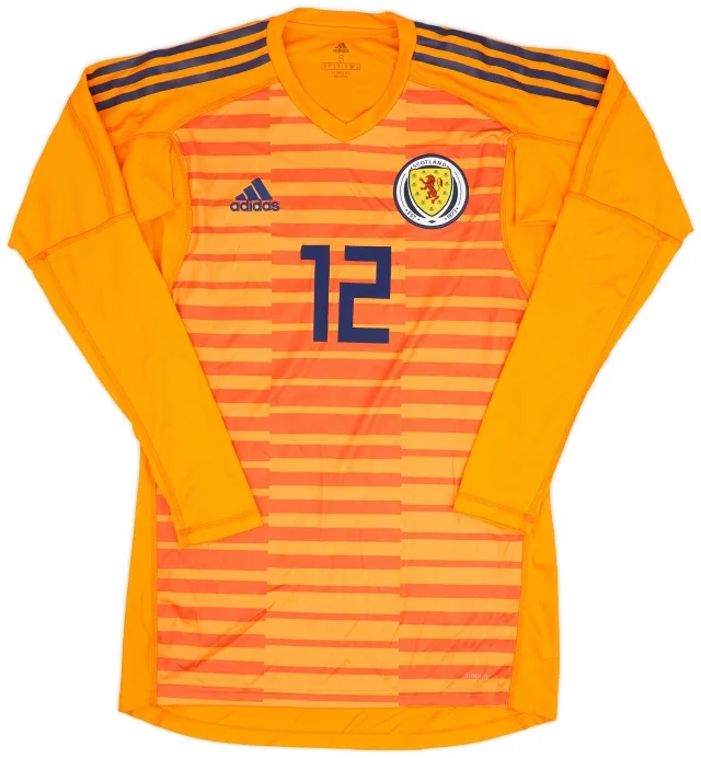 adidas 2017-18 Scotland GK Away Shirt #12 - 8/10 - (S)