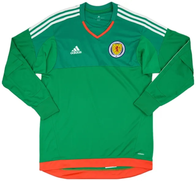 adidas 2016-17 Scotland GK Shirt - 9/10 - (L)
