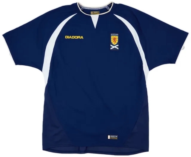 Diadora 2003-05 Scotland Home Shirt - 6/10 - (M)