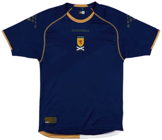 Diadora 2007-08 Scotland Home Shirt - 7/10 - (S)