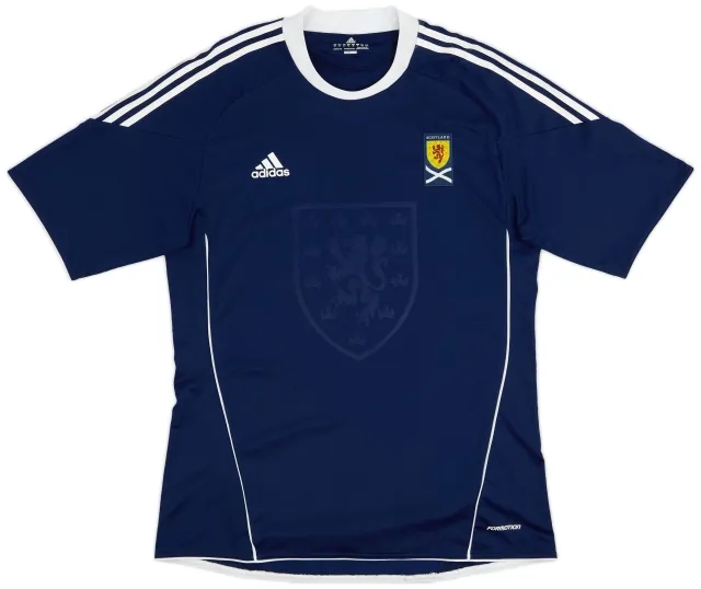 adidas 2010-11 Scotland Player Issue Home Shirt - 8/10 - (XL)