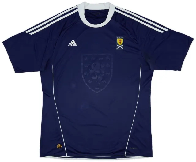 adidas 2010-11 Scotland Home Shirt - 8/10 - (XXL)
