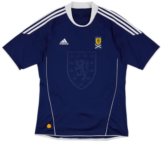 adidas 2010-11 Scotland Home Shirt - 7/10 - (L)