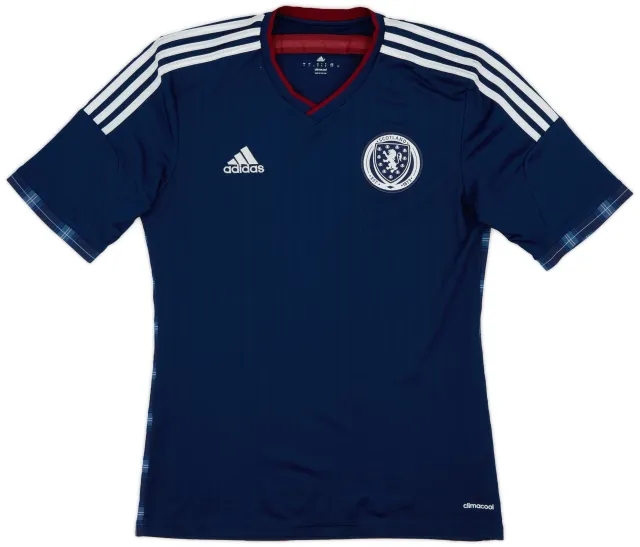 adidas 2014-15 Scotland Home Shirt - 8/10 - (S)