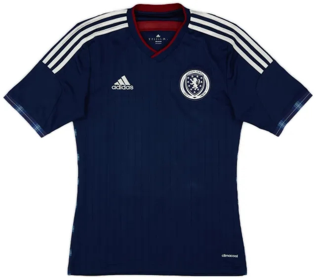 adidas 2014-15 Scotland Home Shirt - 8/10 - (XS)