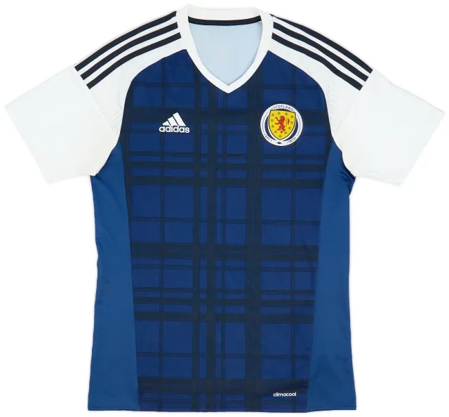 adidas 2015-17 Scotland Home Shirt - 8/10 - (S)
