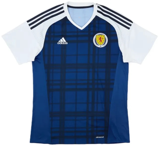 adidas 2015-17 Scotland Home Shirt - 8/10 - (M)