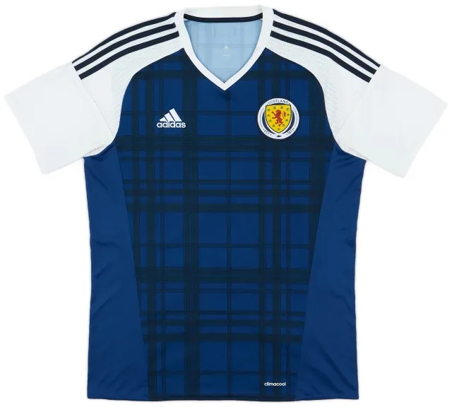adidas 2015-17 Scotland Home Shirt - 8/10 - (M)