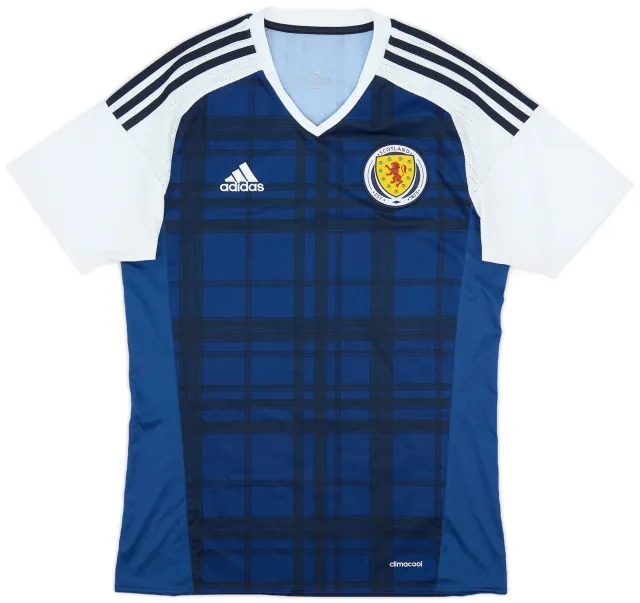 adidas 2015-17 Scotland Home Shirt - 7/10 - (S)