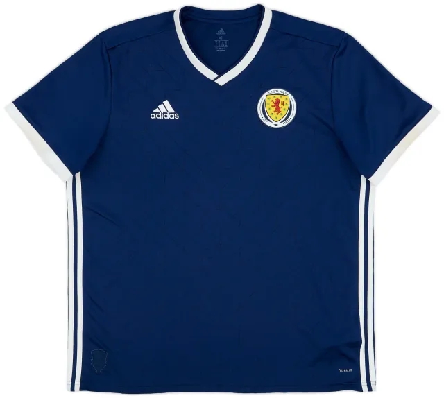 adidas 2017-19 Scotland Home Shirt - 7/10 - (XL)