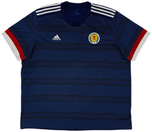 adidas 2020-22 Scotland Home Shirt - 6/10 - (3XL)