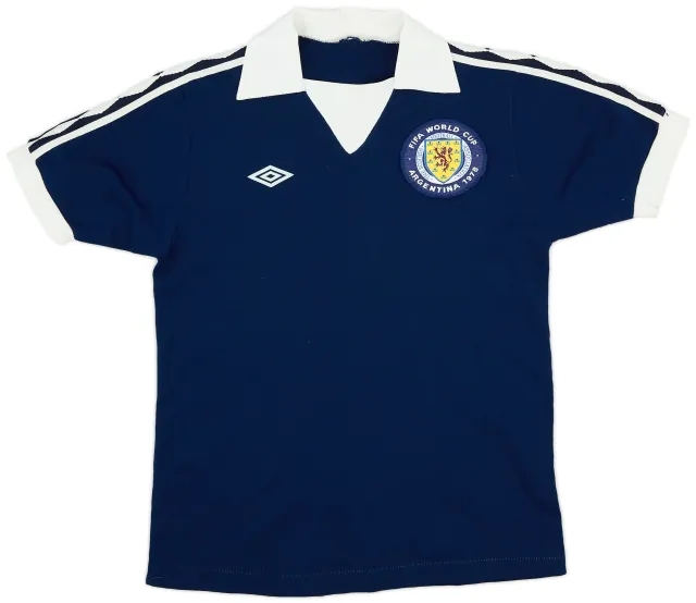 Umbro 1976-79 Scotland 'World Cup 1978' Home Shirt - 8/10 - (S)