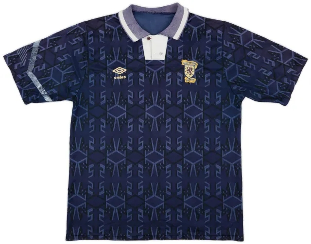 Umbro 1991-94 Scotland Home Shirt - 5/10 - (L)