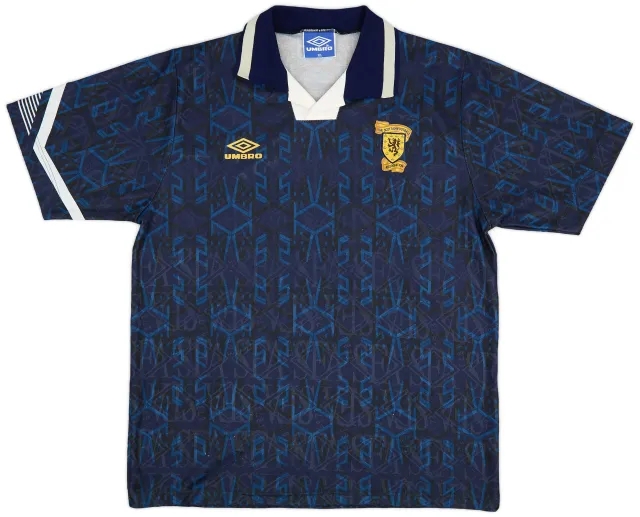 Umbro 1991-94 Scotland Home Shirt - 8/10 - (XL)