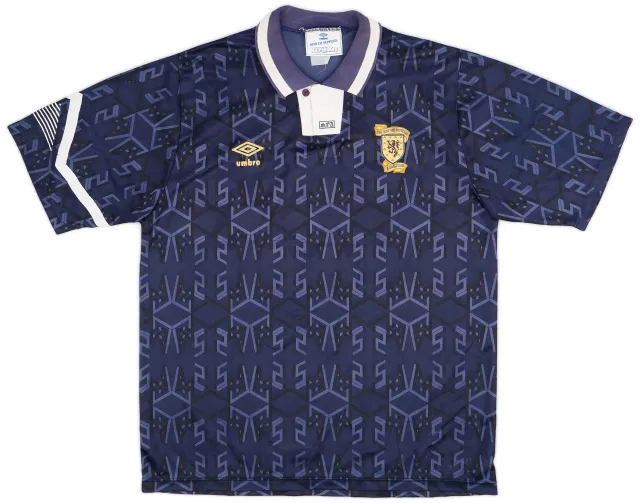 Umbro 1991-94 Scotland Home Shirt - 8/10 - (XL)