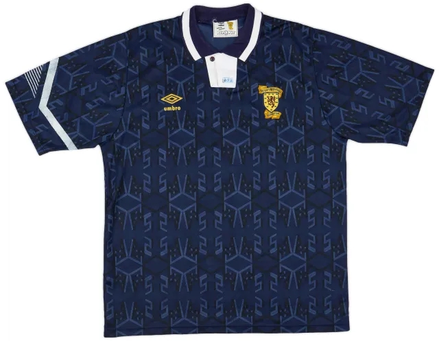 Umbro 1991-94 Scotland Home Shirt - 8/10 - (XL)