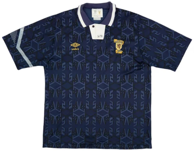 Umbro 1991-94 Scotland Home Shirt - 6/10 - (L)