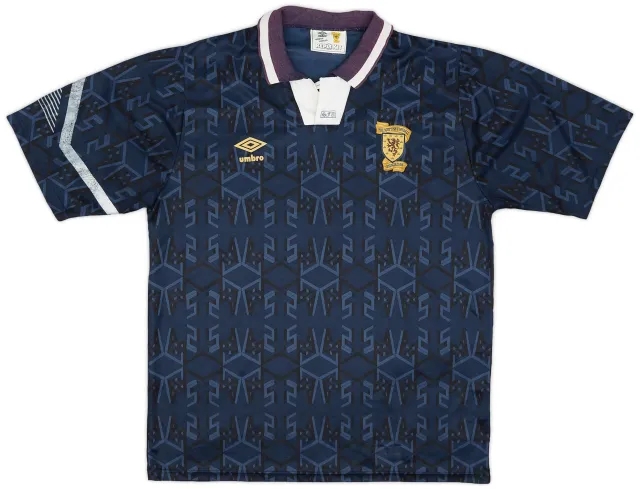 Umbro 1991-94 Scotland Home Shirt - 7/10 - (L)